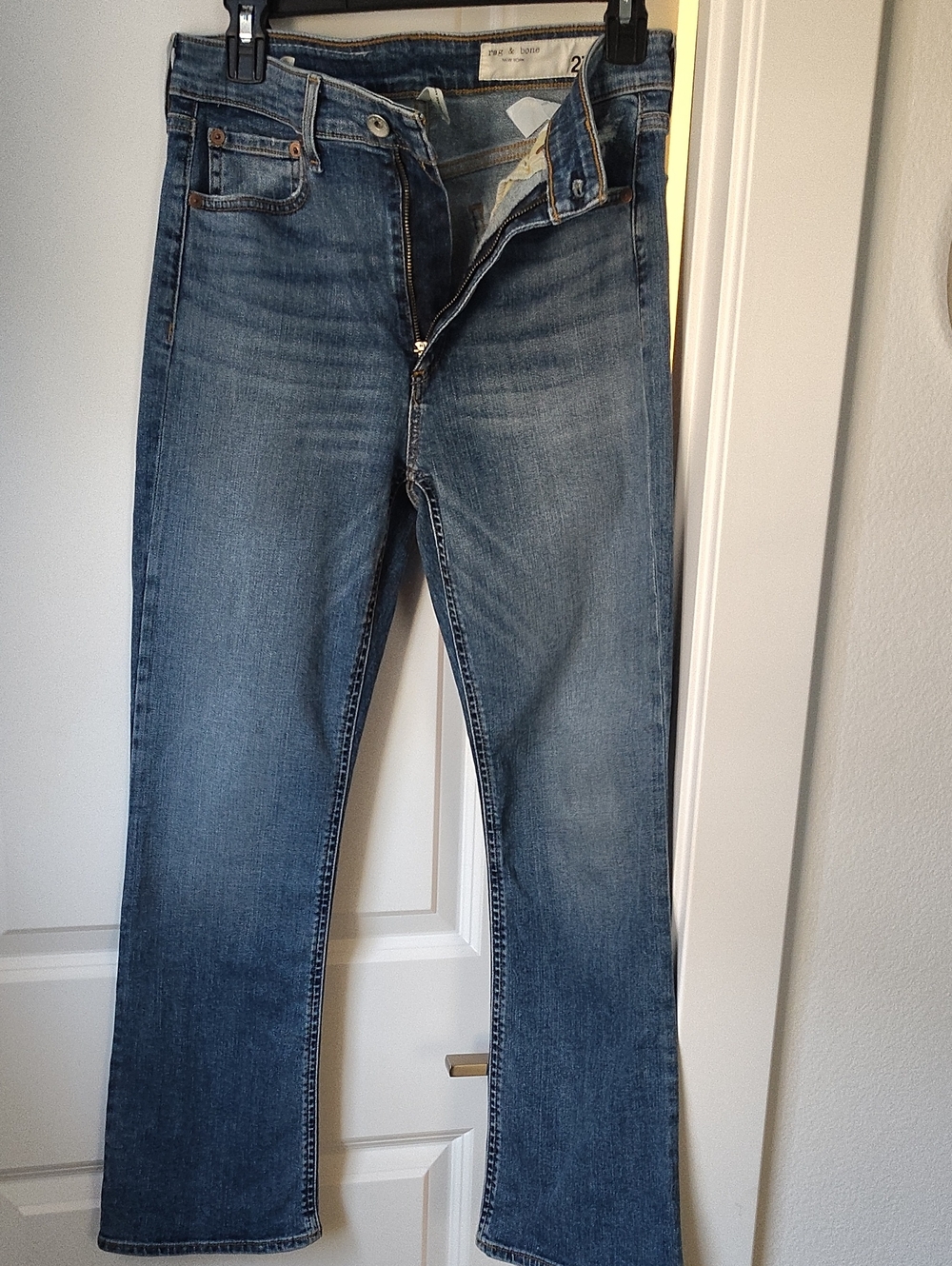 rag & bone blue denim jeans